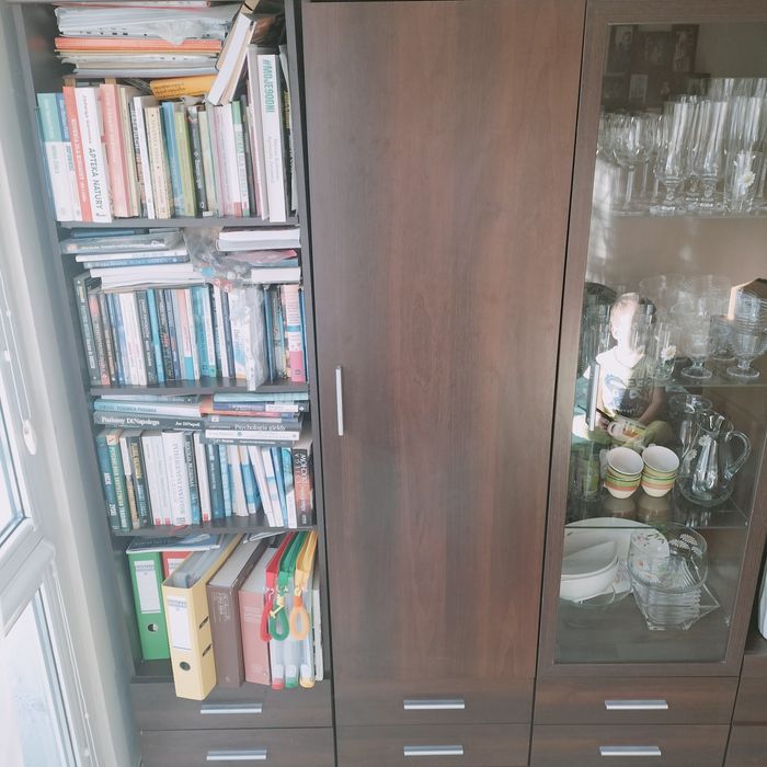 Meble Wójcik do salonu ciemny orzech