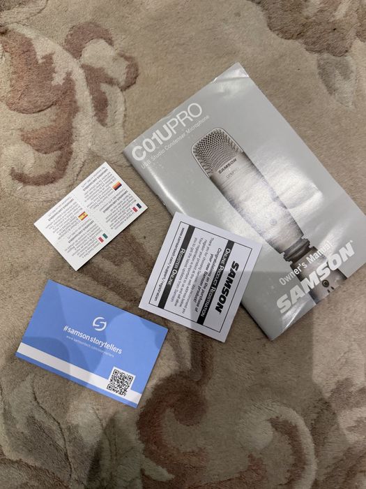 Продам микрофон Samson c01u pro
