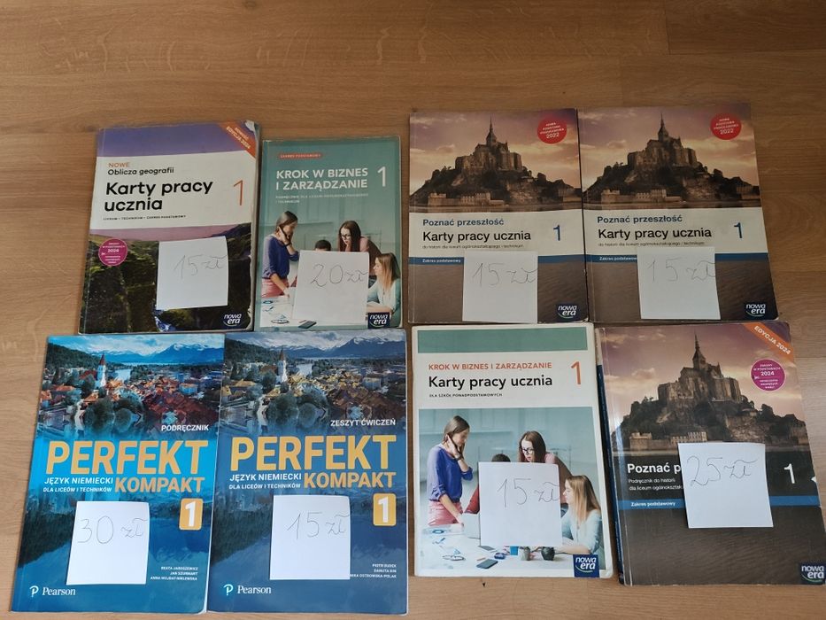 Podręczniki do klasy 1 LO i technikum