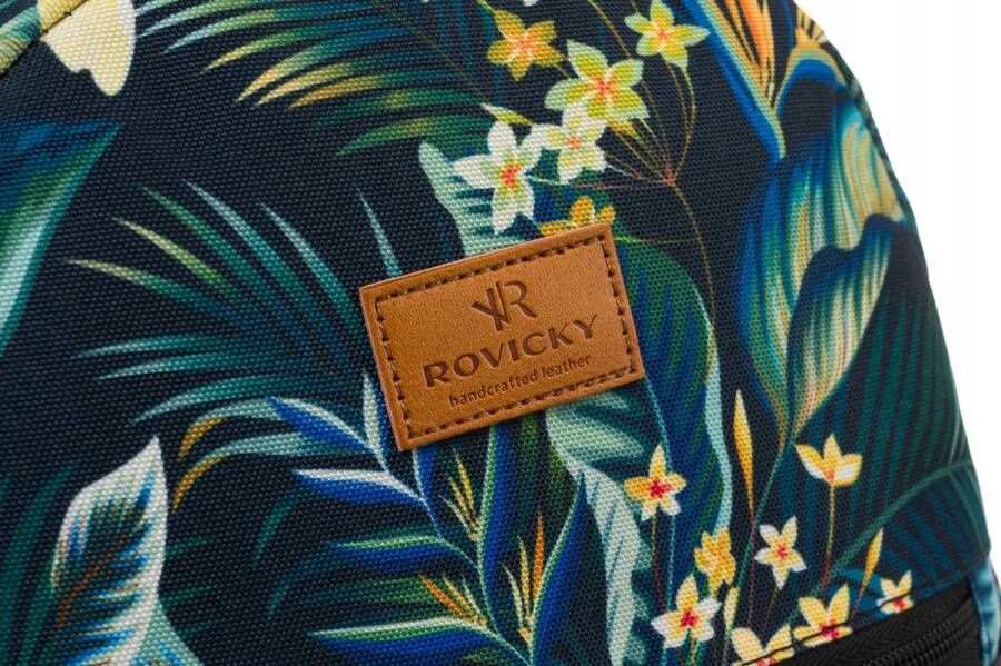 wzorzysty, miejski plecak damski - rovicky
