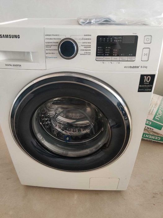 samsung ecobubble 8kg пральна машина
