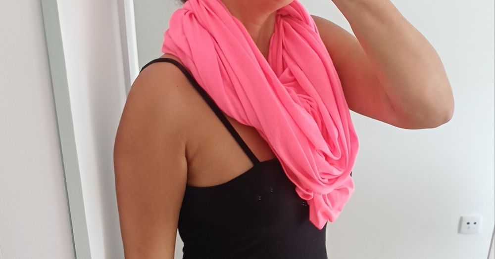 Cachecol da H&M pink