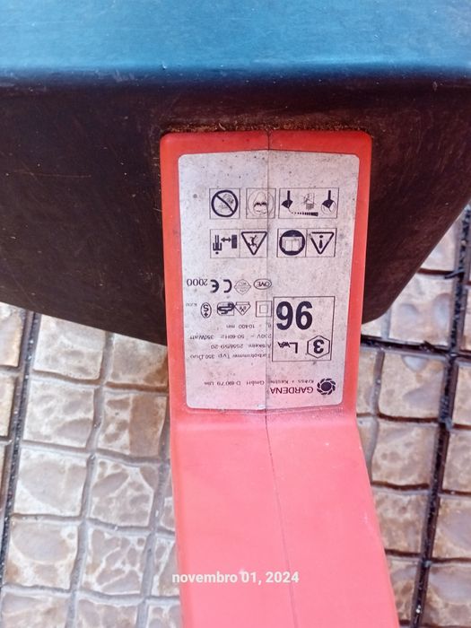 Crotador erva elétrica