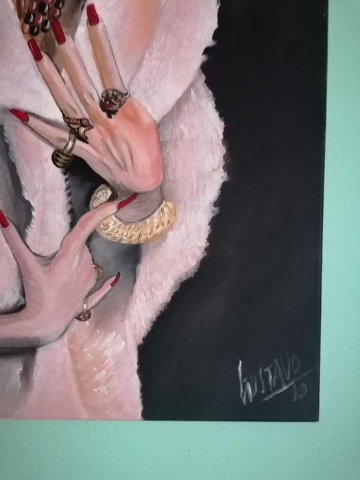 Luxo- Obra de Acrilico em Tela