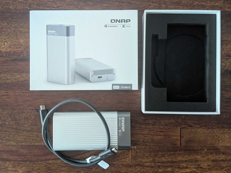 QNAP QNA-T310G1T Thunderbolt 3 para 10GbE — Novo/Selado