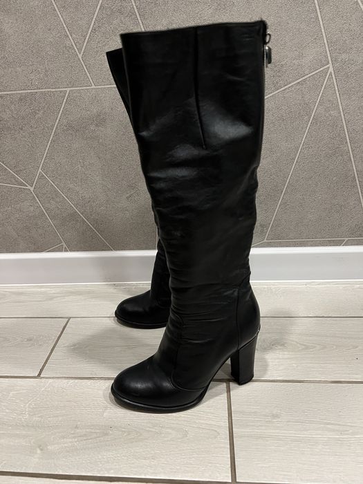 Весенние сапоги. Кожа