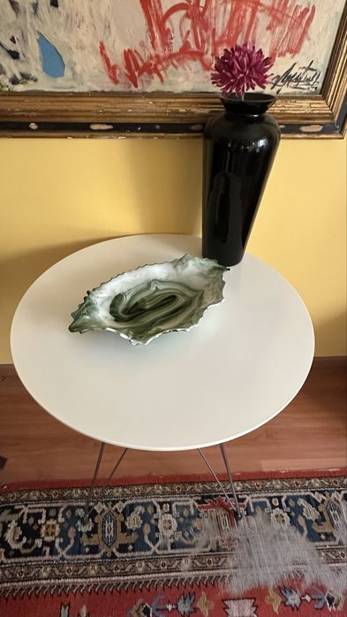 Mesa de Jantar/Café Redonda Estilo Eames (Base Eiffel) – Alta Qualidade