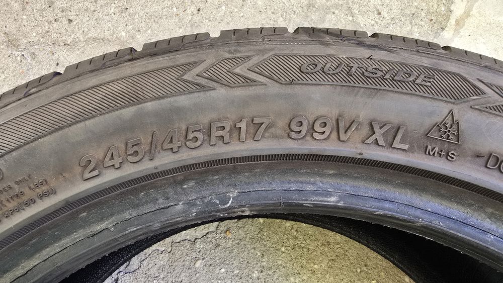 Jogo de 4 Pneus 245/45 R17