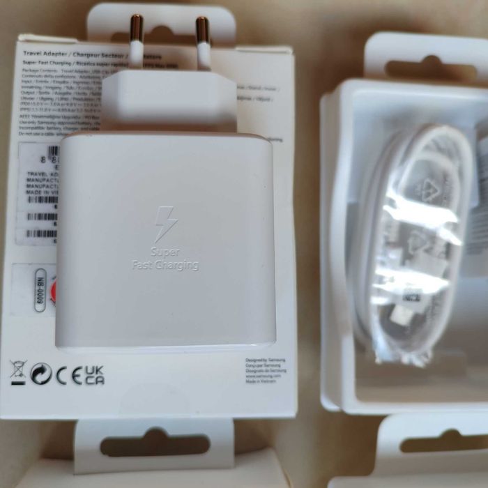 Швидка зарядка Samsung Блок + кабель 25Вт, 45W  Самсунг Оригінал