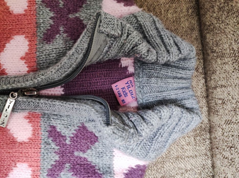 Тёплый свитерок для девочки.