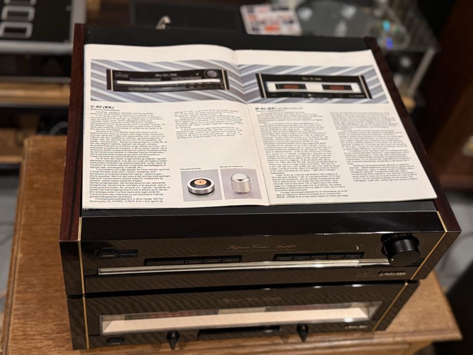 Pioneer M-90a C-90 koncowka przedwzmacniacz zestaw stereo Urushi