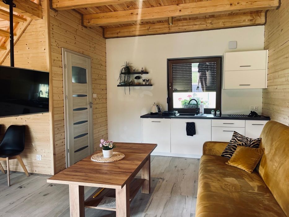 Wynajmę nowy domek caloroczny nad jeziorem we Wieleniu