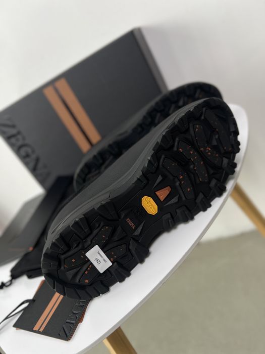 Мужские замшевые кроссовки Zegna ботинки натуральная кожа Зенья ob445