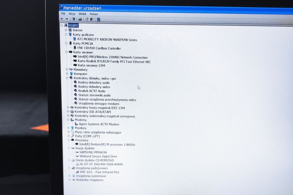 Kolekcjonerski Unikat Polski Laptop ARISTO Prestige 700