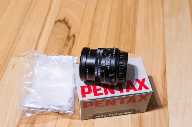 Obiektyw Pentax 77mm Fa 1.8