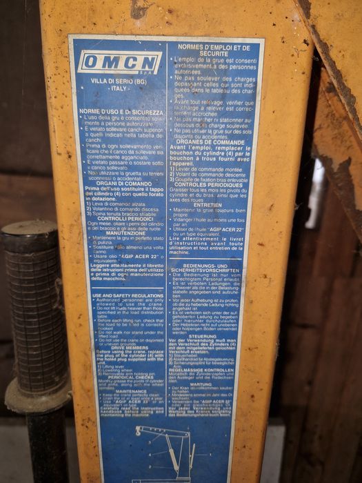 Vendo Grua de Oficina Auto 1000kg