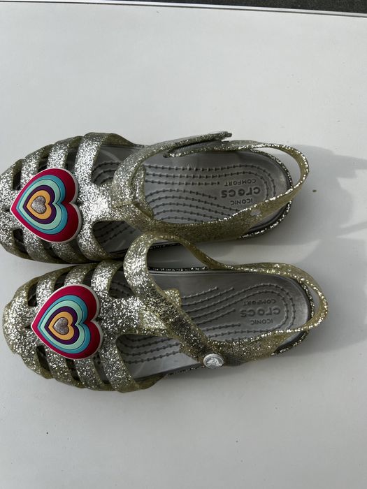 Klapki Crocs dla dziewczynki rozmiar 11
