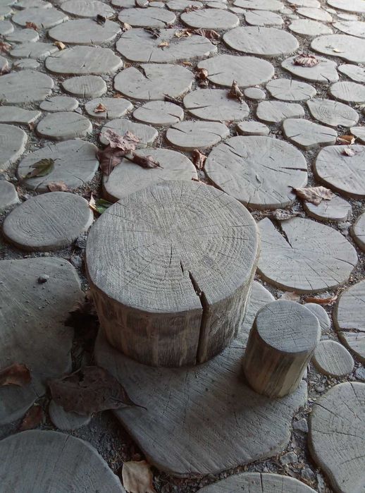 bruk drewniany podłoga do altany/wiaty