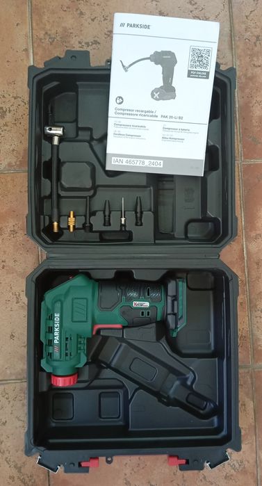 Compressor a bateria Parkside 20V