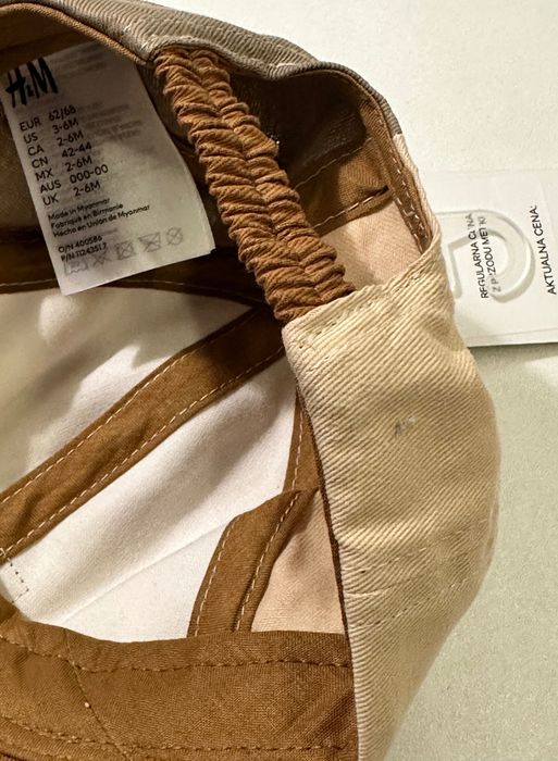 Czapka H&M dla dziecka niemowlaka rozmiar 62/68 Have a great day /NOWA