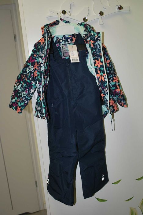 nowy komplet narciarski zimowy dziecięcy spodnie kurtka 86 92