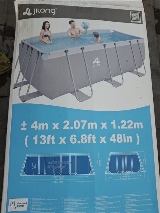 Basen stelażowy 4 x 2,07 x 1,22