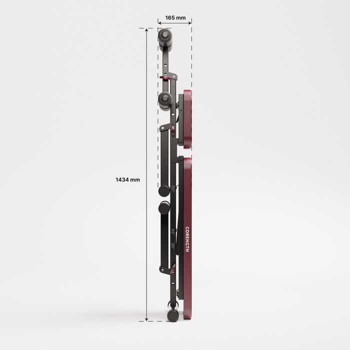 Banco de Musculação Dobrável, Inclinável, Abdominais - Bench 500 Fold
