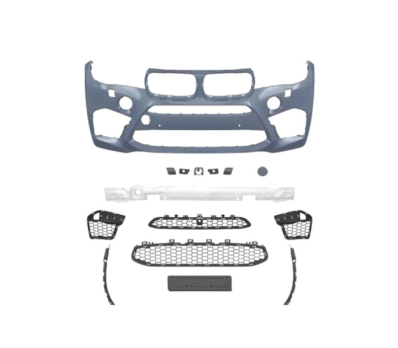 PARA-CHOQUES FRONTAL BMW X6 F16 LOOK X6M PDC SRA