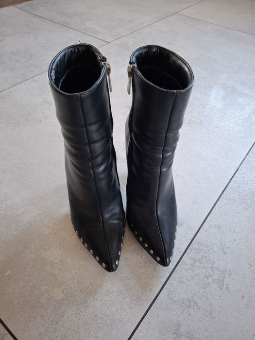 Botki damskie czarne