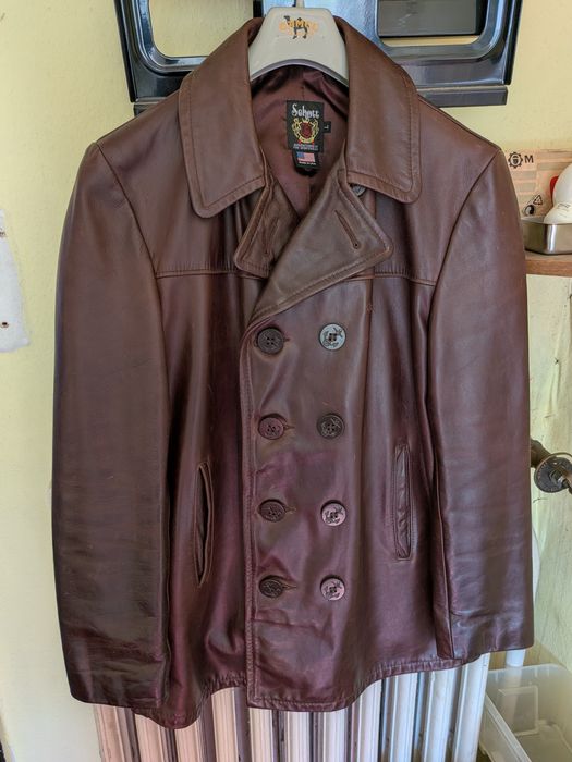 Schott USA peacoat 640F