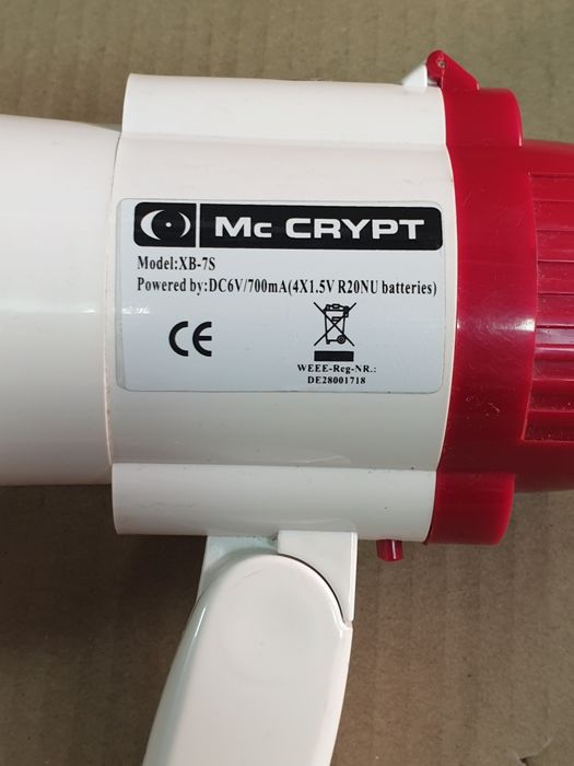 Гучномовець Mc CRYPT XB-7S