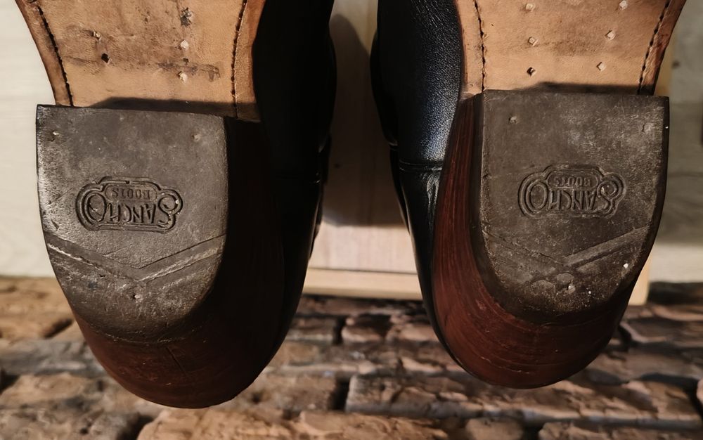 Kowbojki SANCHO skóra cowboy boots 44