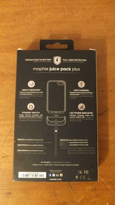 Mophie Juice Pack Plus iPhone 5/5S • Capa iPhone com bateria