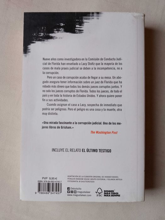 J. Grisham "El soborno" 2020