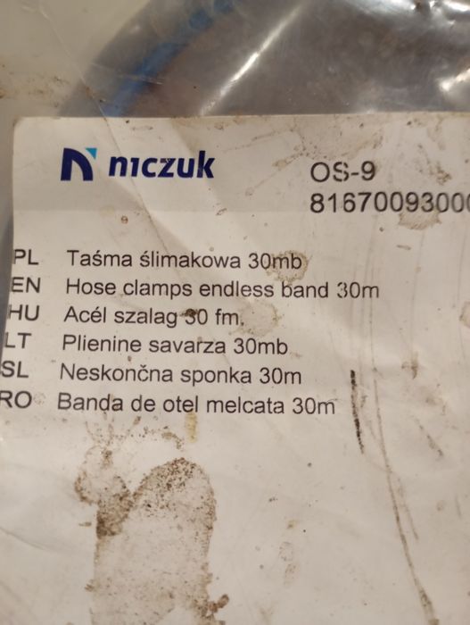 taśma zaciskowa 30 mb nowa