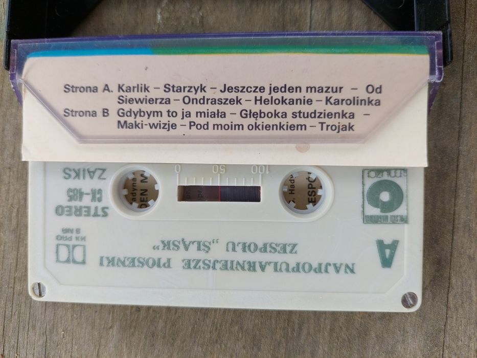 Kaseta magnetofonowa zespołu Śląsk