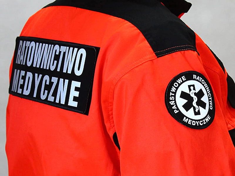 Emblemat KAPELAN POLICJI odblaskowy na rzepie 31 x 10 cm