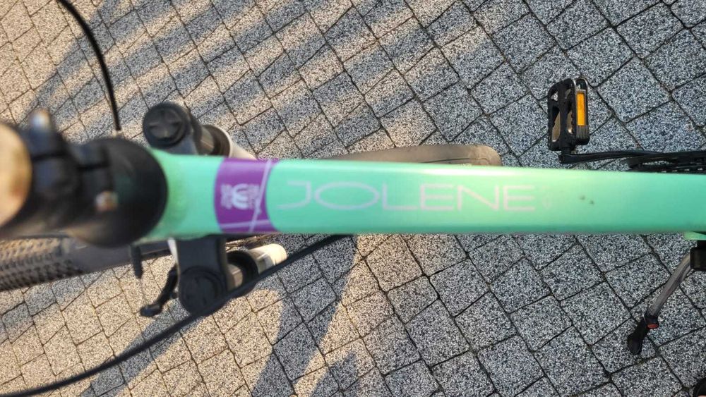 Rower górski Romet Jolene 6.1 – miętowy, bardzo dobry stan