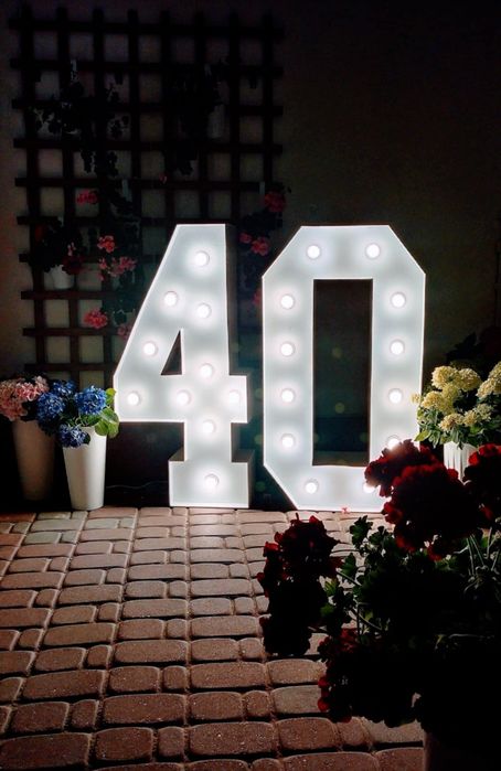 18 / 40 LED Cyfry podświetlane