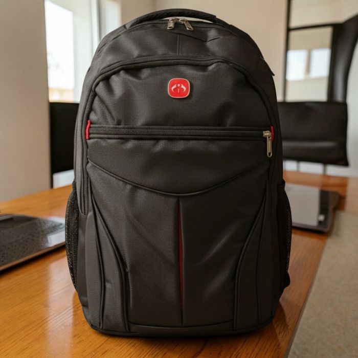 Wytrzymały Lekki Plecak 30x45cm Oxford Czarny – Szkoła, Praca, Podróż