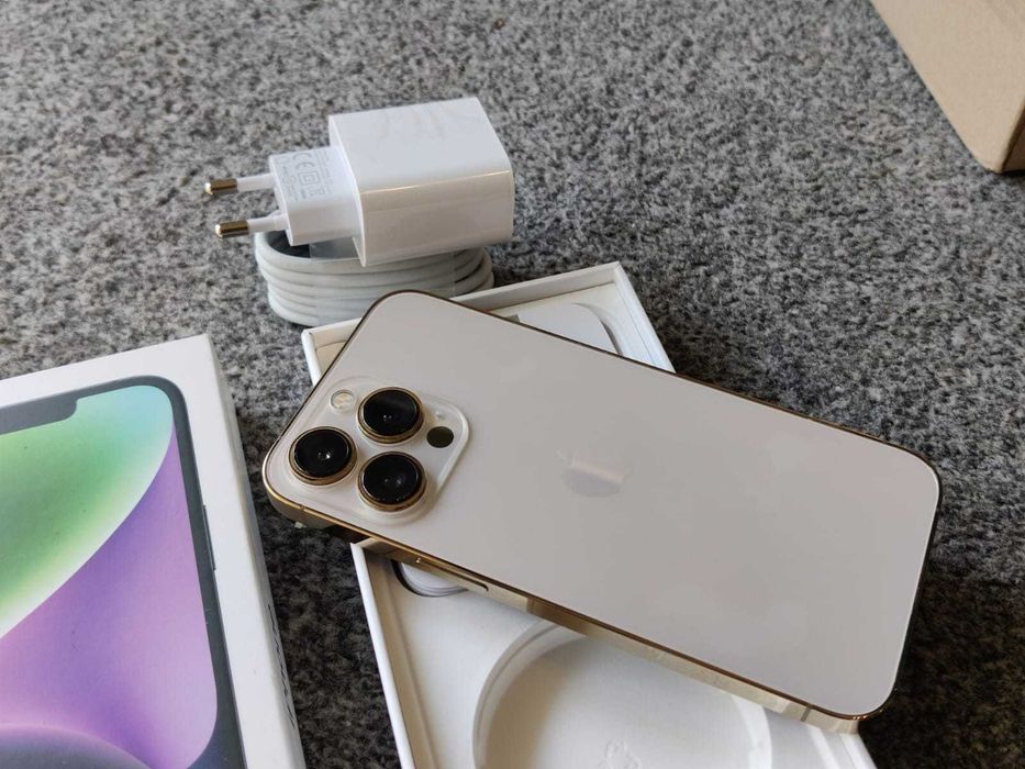 iPhone 13 Pro 128GB GOLD ZŁOTY Rose Bat95% Gwarancja FV