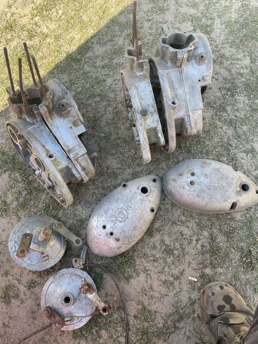 Silnik wsk 125, kartery wsk 125. Cena za calosc