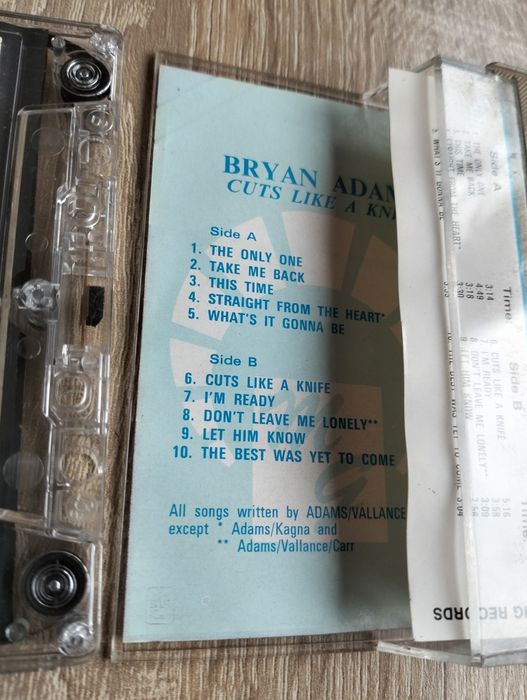 Kaseta magnetofonowa Bryan Adams