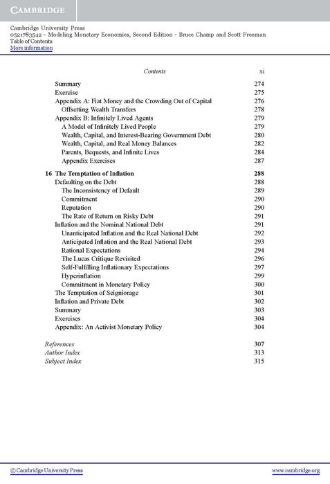 Modeling Monetary Economies: Champ, Bruce/ Freeman, Scott 2nd edition