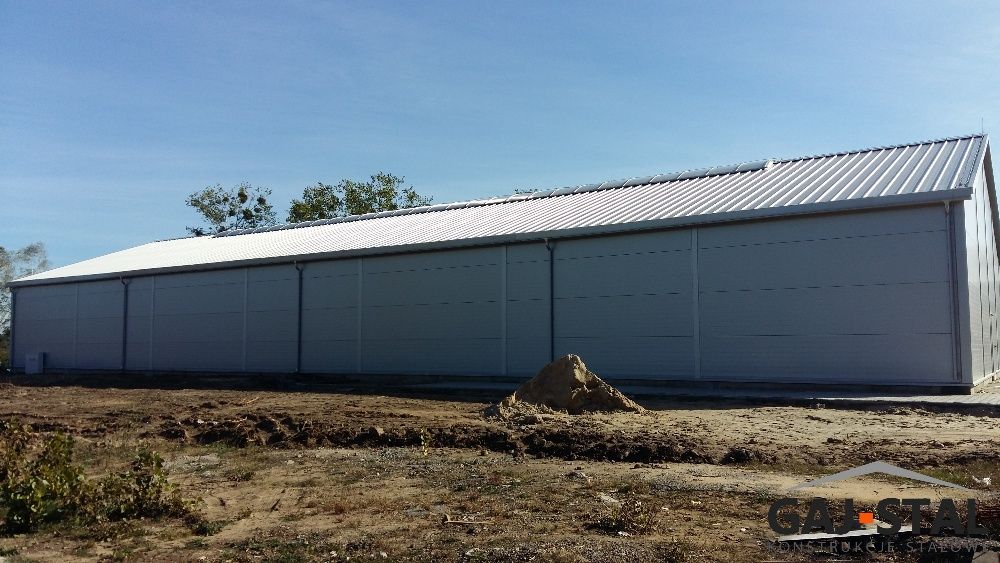Hala stalowa magazyn 16x42x4,5m  675m2