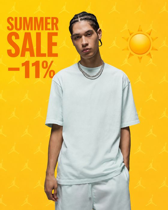 Summer Sale! Футболка Jordan Flight (мʼятна) (S, M, L)