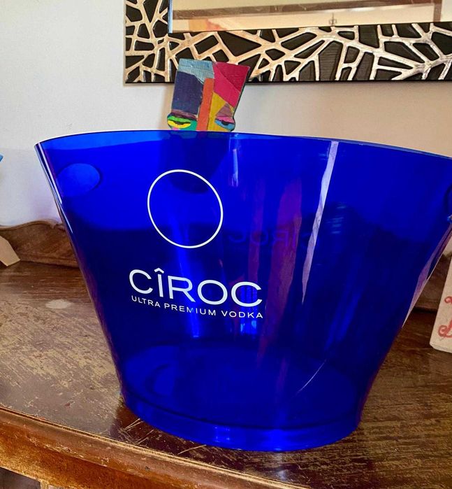 Balde de Gelo Cîroc Azul – Ice Bucket / Decoração Bar