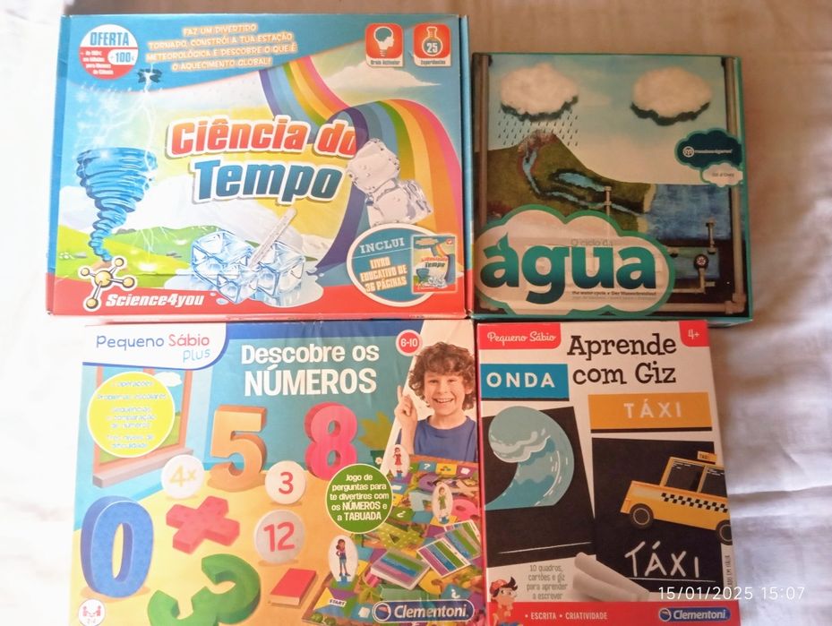 Lote de 16 puzzles e jogos.20€ tudo.