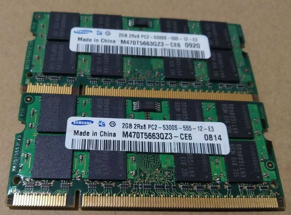 Оригінальна ноутбучна пам"ять Sodimm ddr2-800(667)-2Gb 2rx8 pc6400