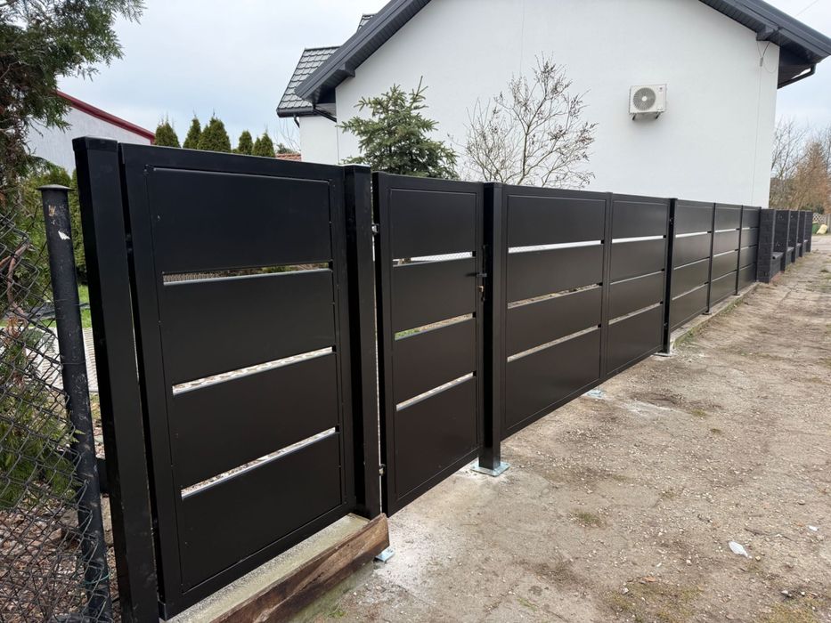 OGRODZENIE PALISADOWE PALISADA grzebieniowe ogrodzenie panelowe